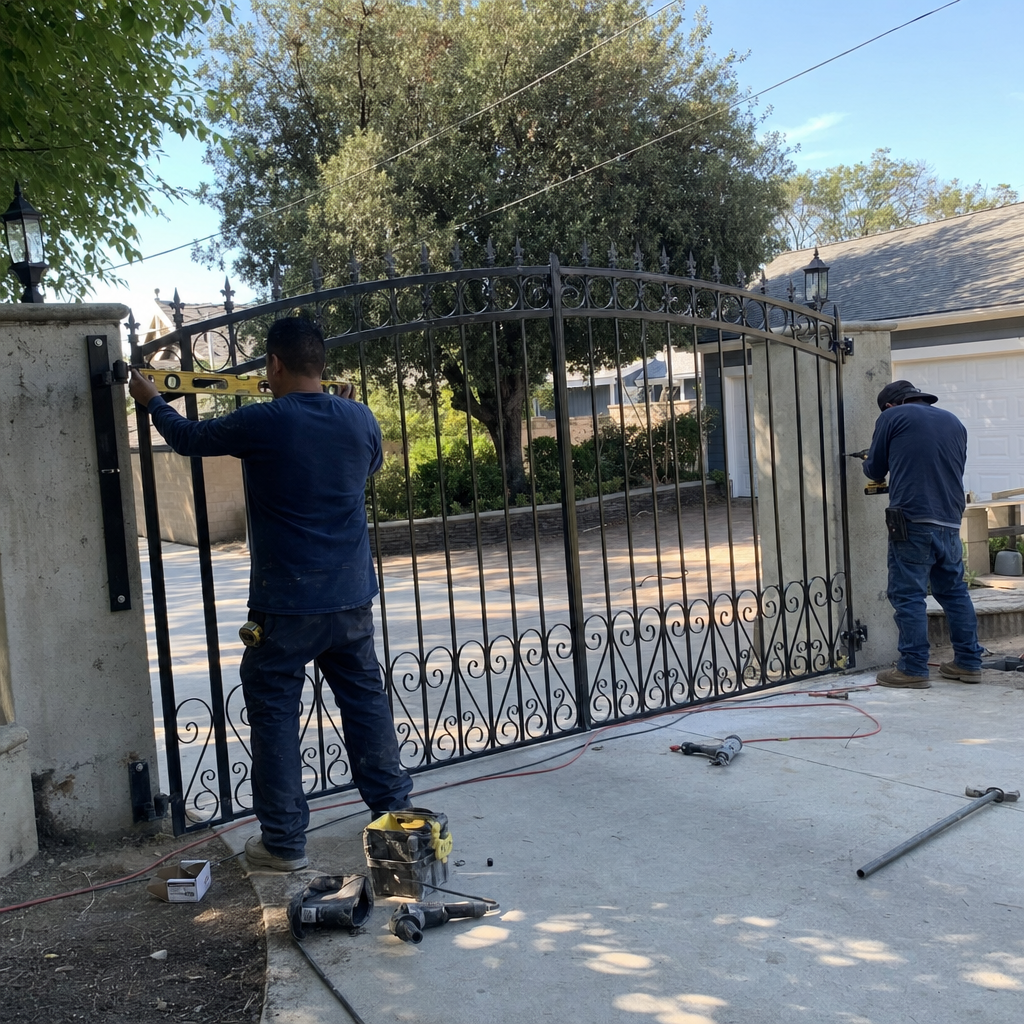 Gate installation by professionals