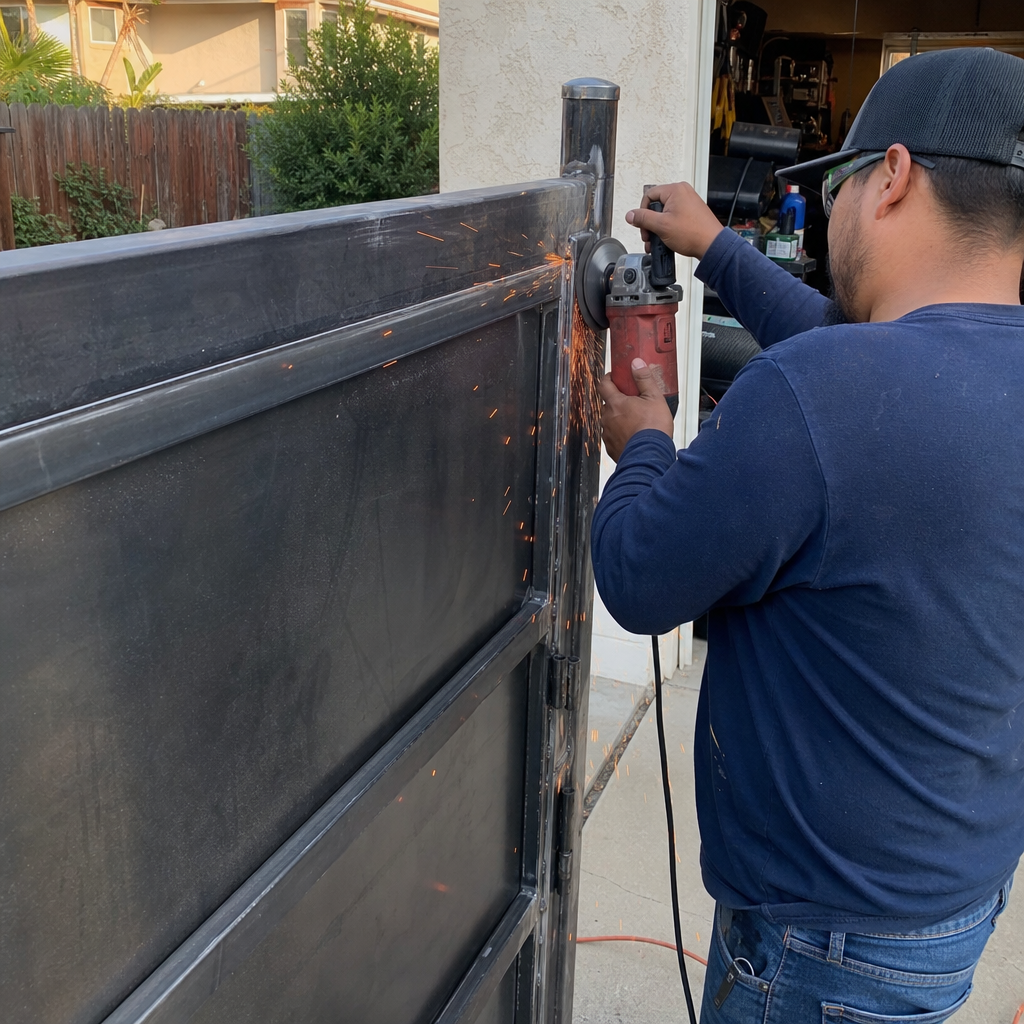 Gate parts and welding by a professional craftsman in Glendora, CA